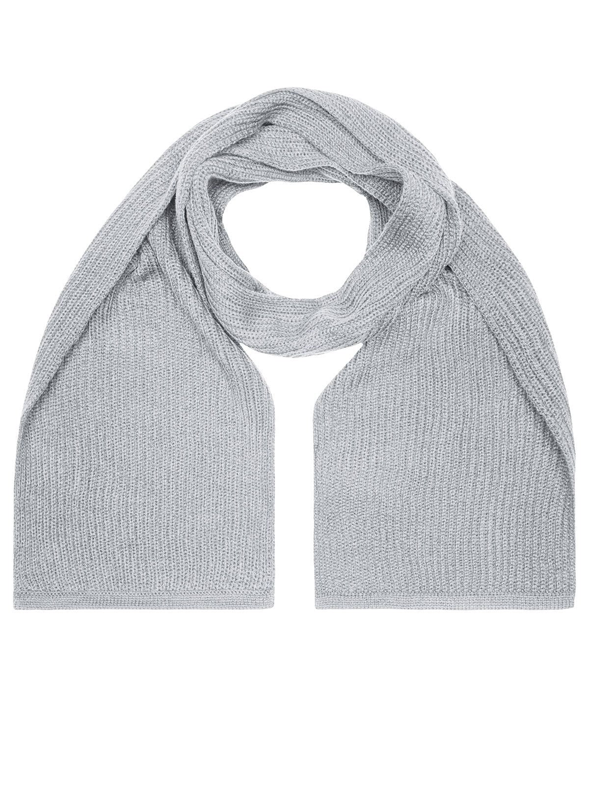 Knitted Scarf Daiber Light-Grey-Melange