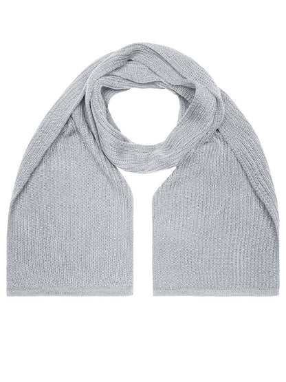 Knitted Scarf Daiber Light-Grey-Melange