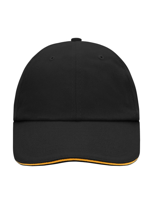 6 Panel Raver Sandwich Cap Daiber Black/Orange