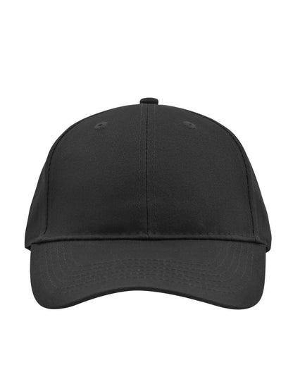 Brushed 6 Panel Cap Daiber Black