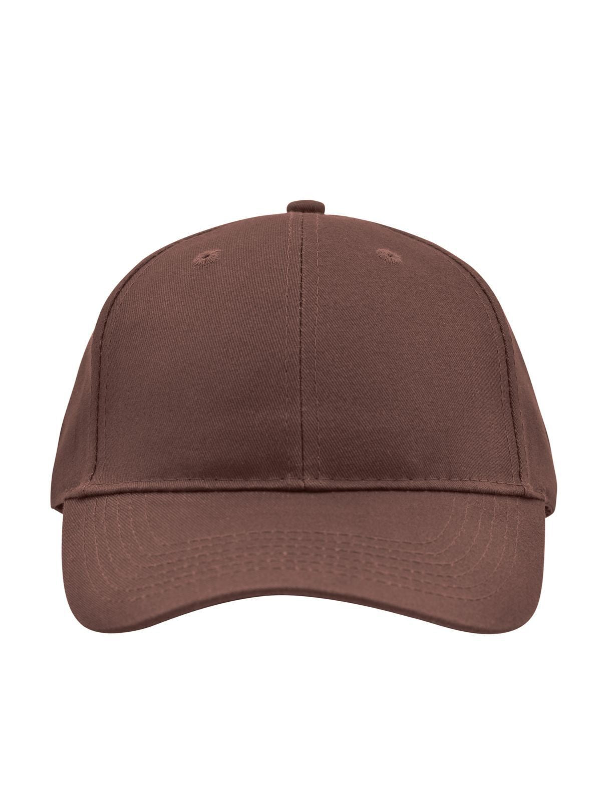 Brushed 6 Panel Cap Daiber Brown