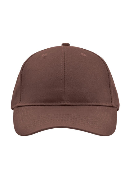 Brushed 6 Panel Cap Daiber Brown