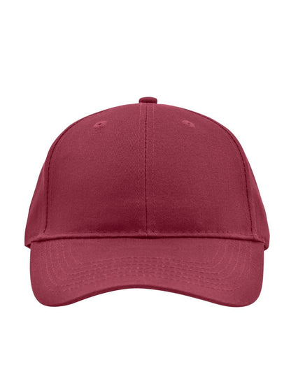 Brushed 6 Panel Cap Daiber Burgundy