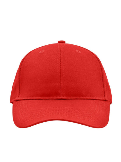 Brushed 6 Panel Cap Daiber Red