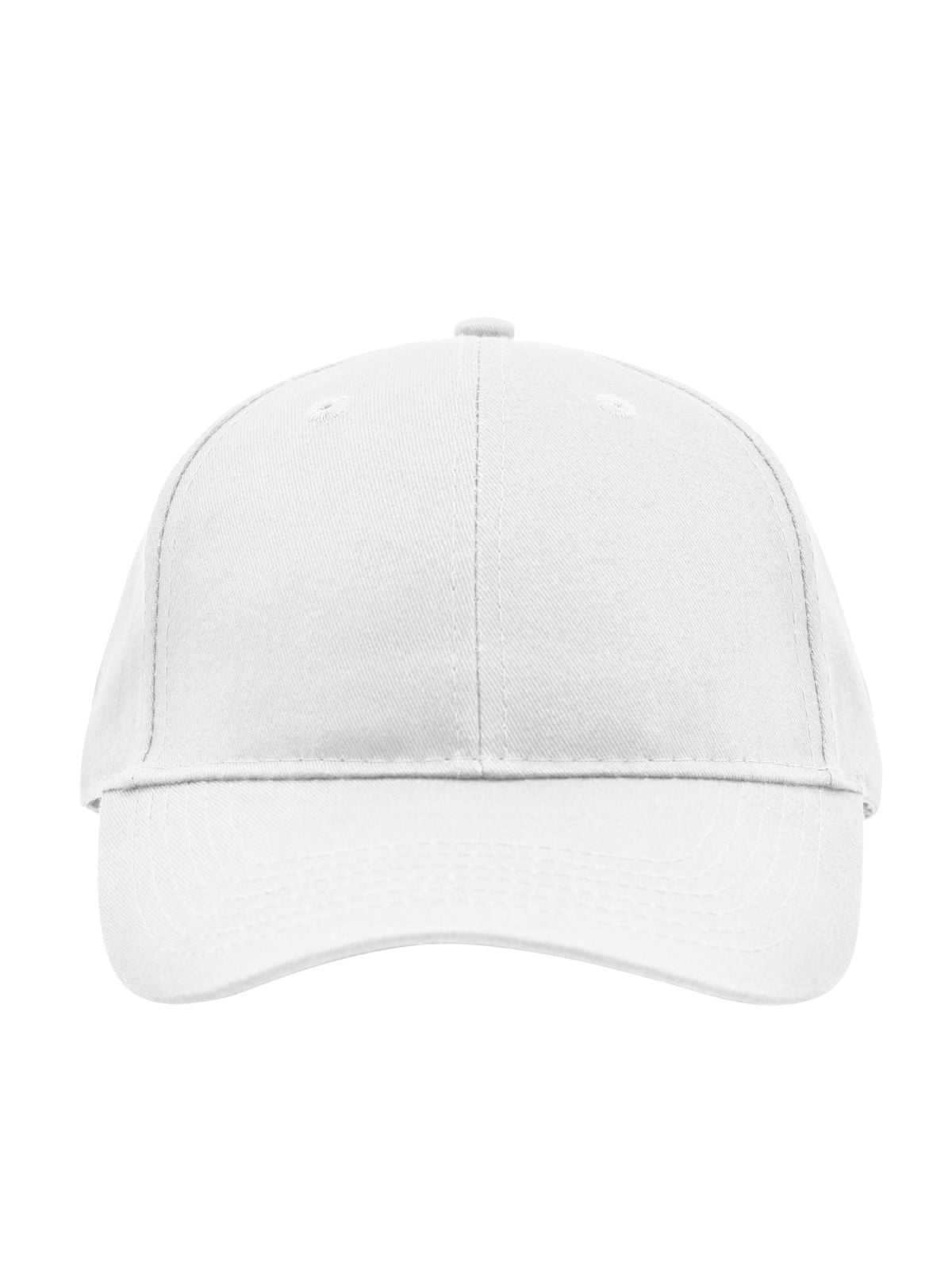 Brushed 6 Panel Cap Daiber White