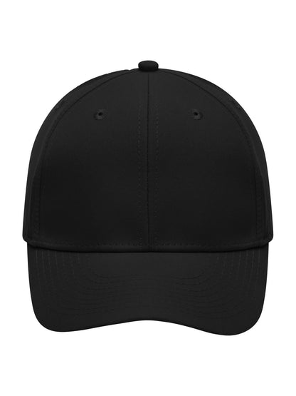 6 Panel Polyester Peach Cap Daiber Black
