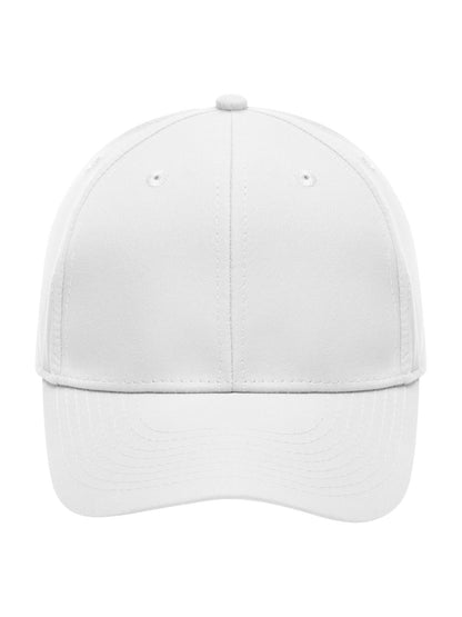 6 Panel Polyester Peach Cap Daiber White