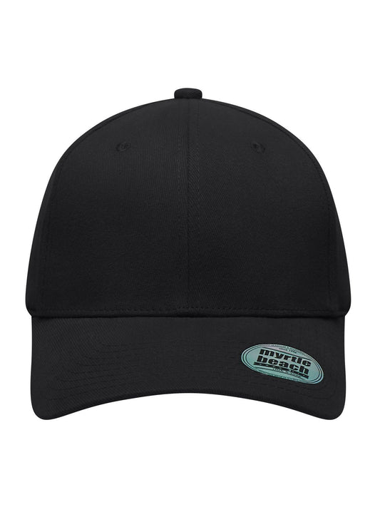 6 Panel Elastic Fit Baseball Cap Daiber Black