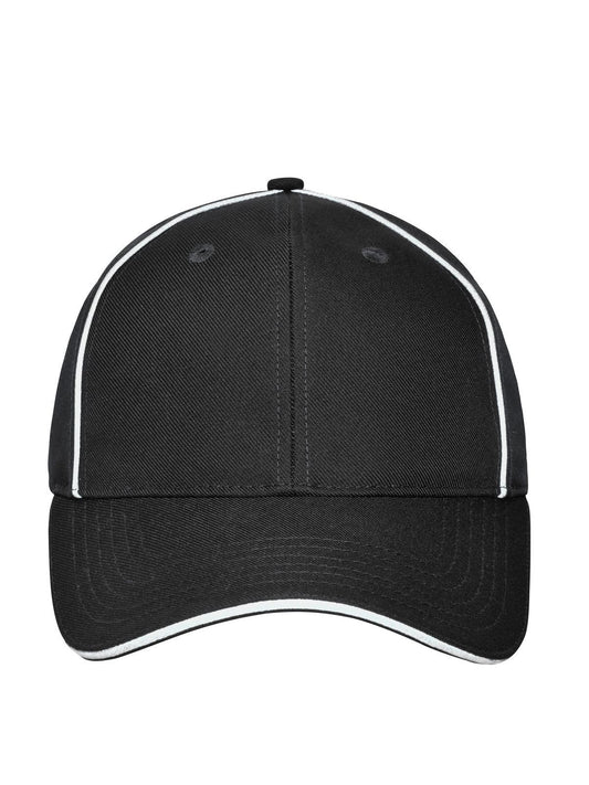 6 Panel Workwear Cap - Solid Daiber Black