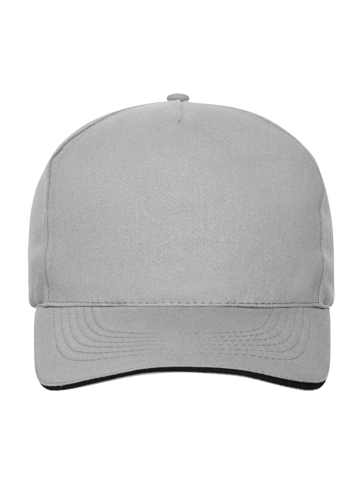 5 Panel Sandwich Cap Bio Cotton Daiber Light-Grey/Black