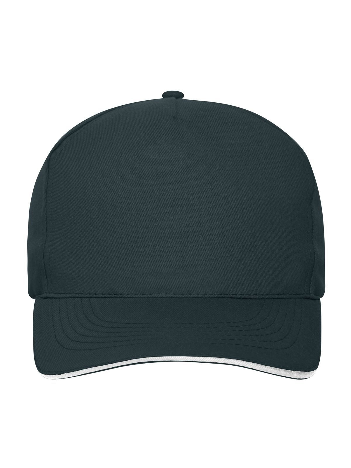 5 Panel Sandwich Cap Bio Cotton Daiber Navy/White