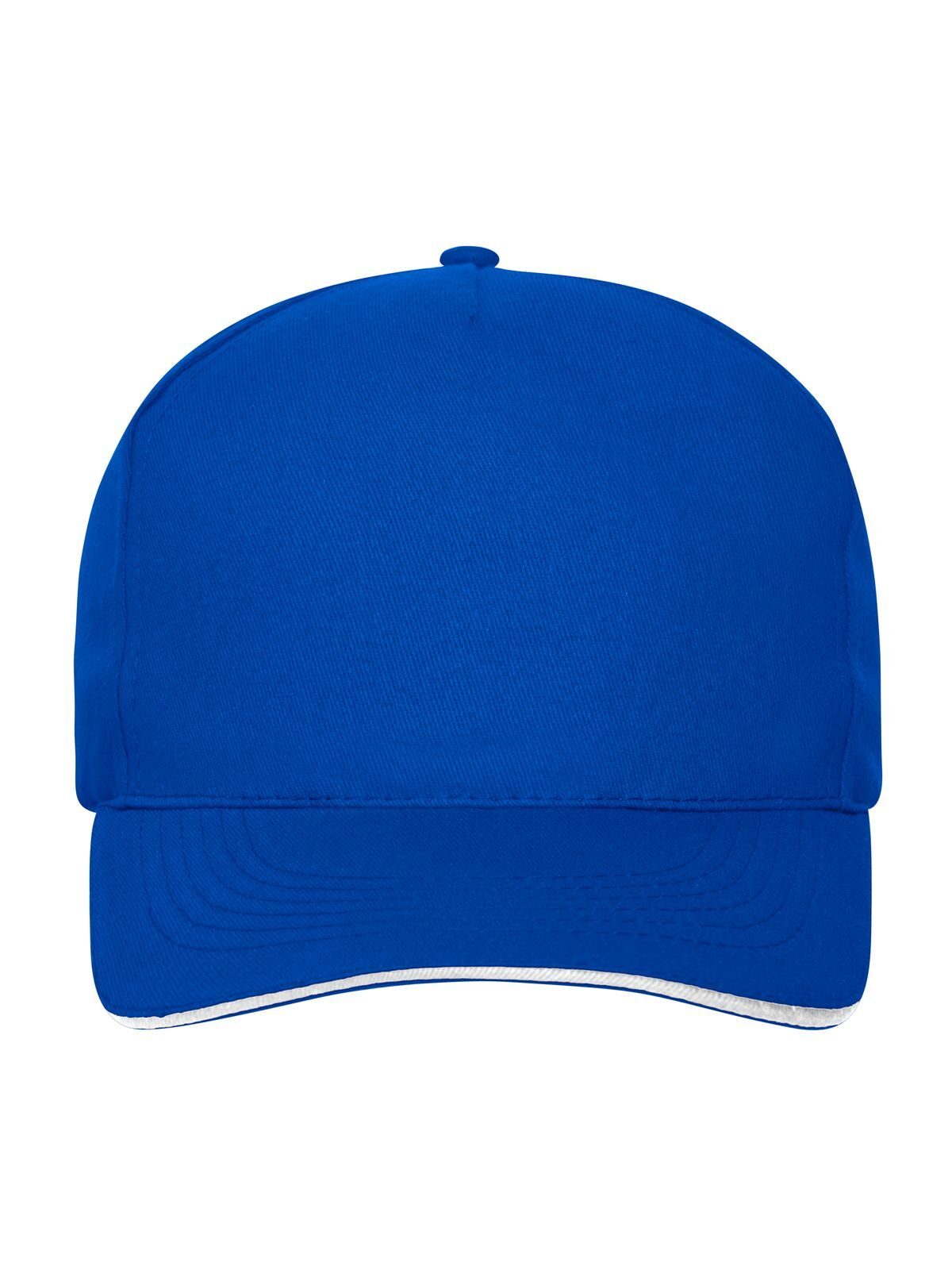 5 Panel Sandwich Cap Bio Cotton Daiber Royal/White