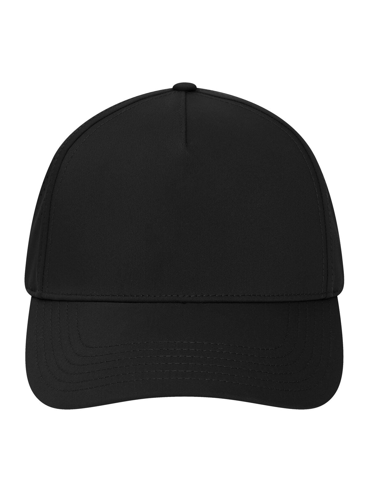 5 Panel Laser-Cut Cap Daiber Black