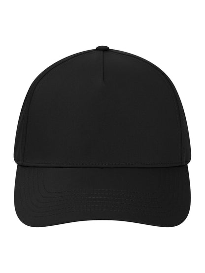 5 Panel Laser-Cut Cap Daiber Black