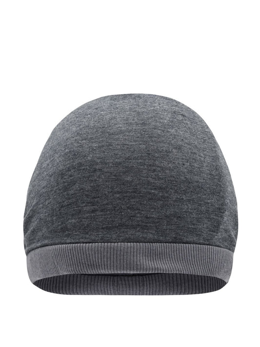 Heather Summer Beanie Daiber Black-Melange/Dark-Grey