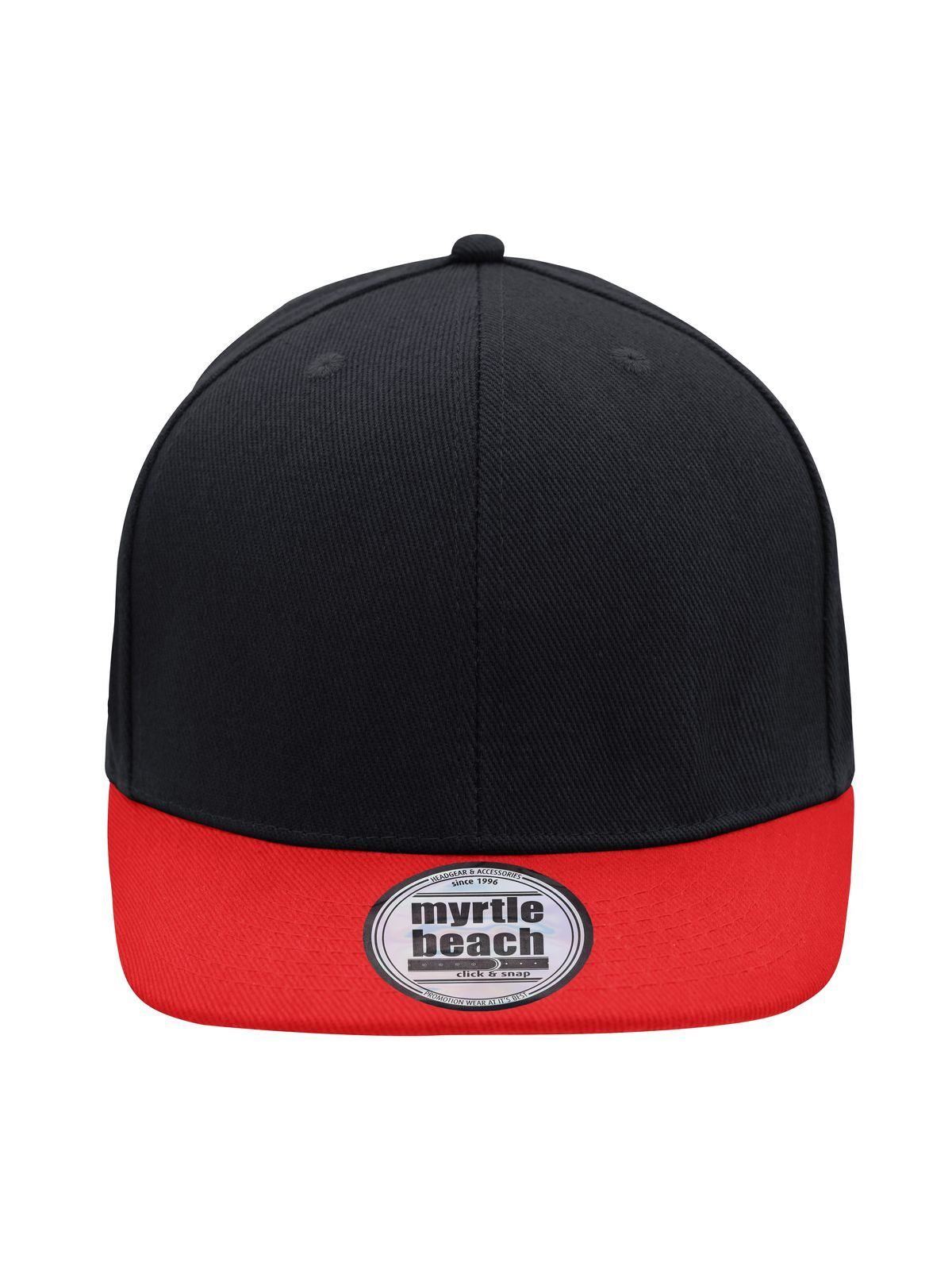 6 Panel Pro Cap Style Daiber Black/Red