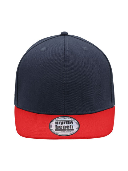 6 Panel Pro Cap Style Daiber Navy/Red