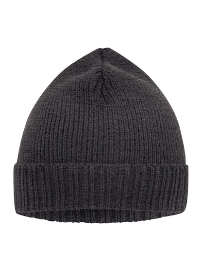 Basic Knitted Beanie Daiber Grey-Melange
