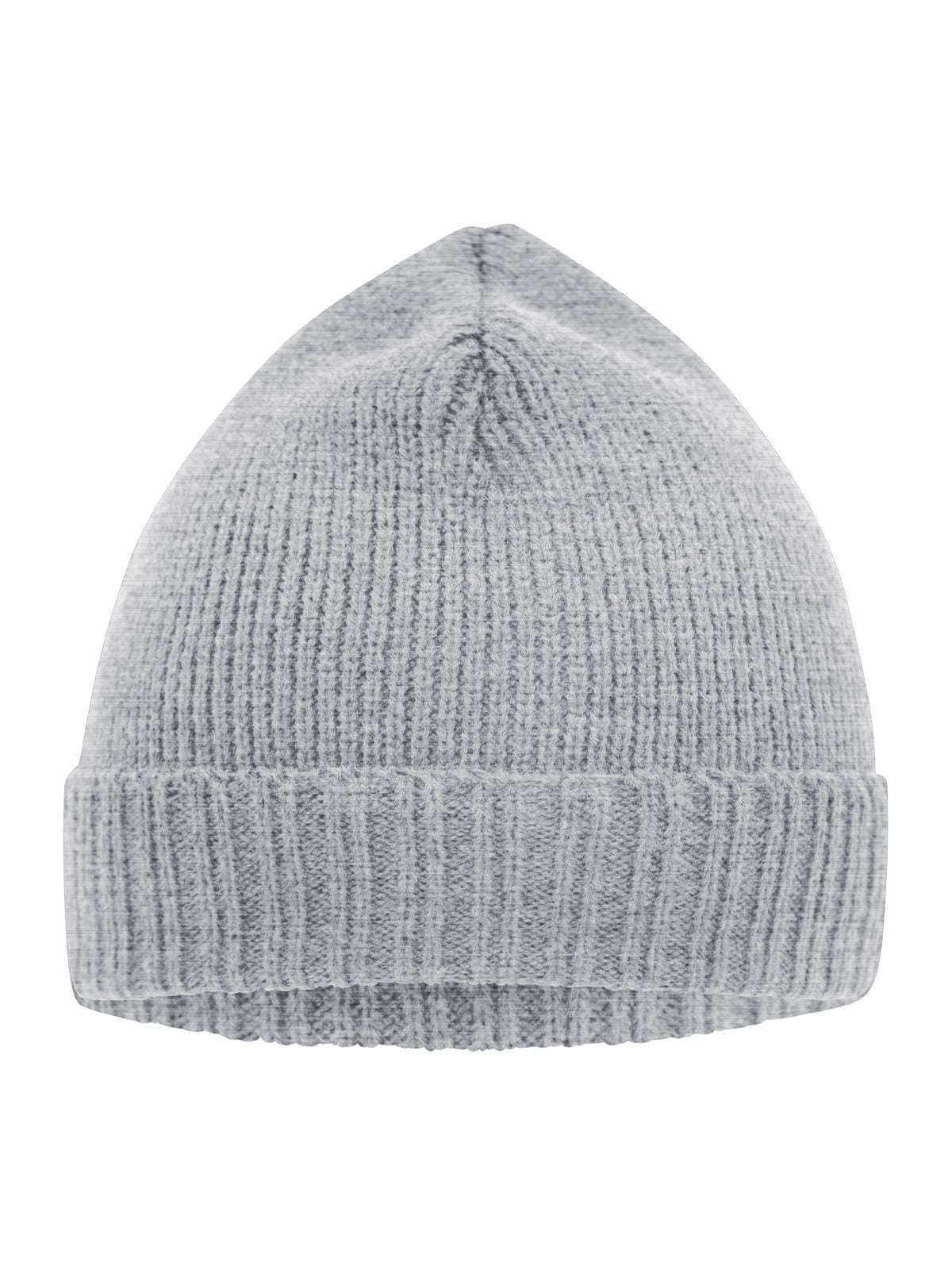 Basic Knitted Beanie Daiber Light-Grey-Melange