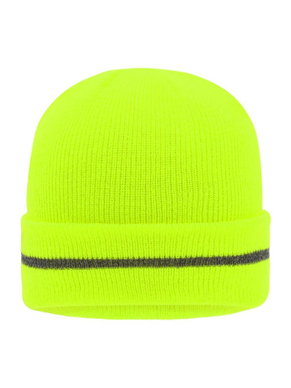 Reflective Beanie Daiber Bright-Yellow/Silver