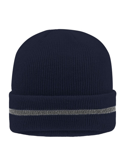 Reflective Beanie Daiber Navy/Silver