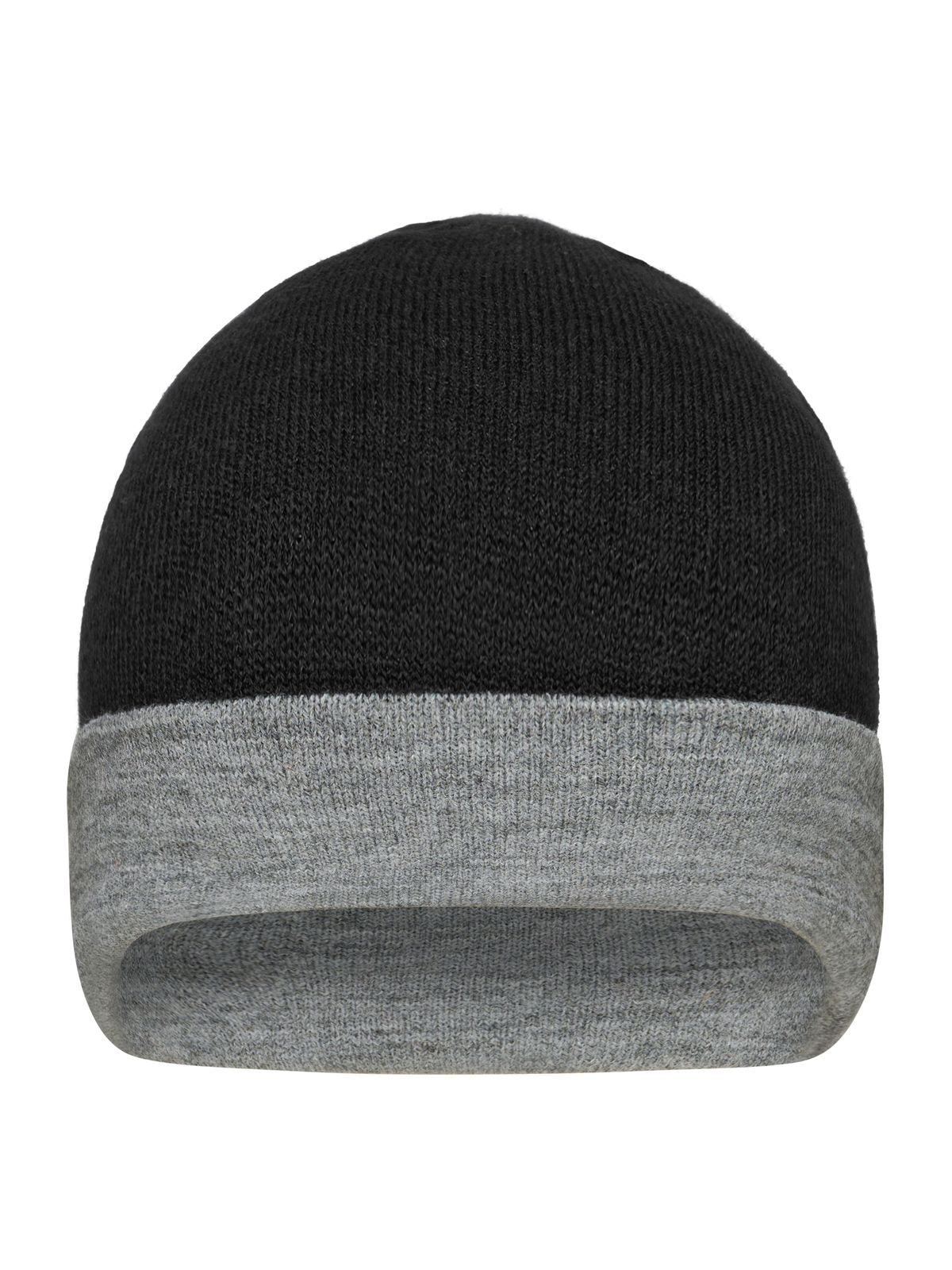 Reversible Beanie Daiber Black/Grey-Heather