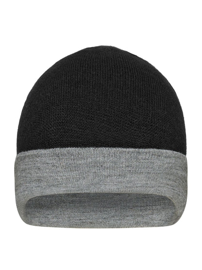 Reversible Beanie Daiber Black/Grey-Heather