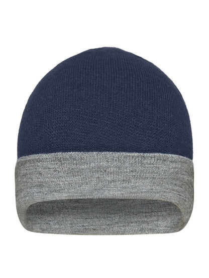 Reversible Beanie Daiber Navy/Grey-Heather