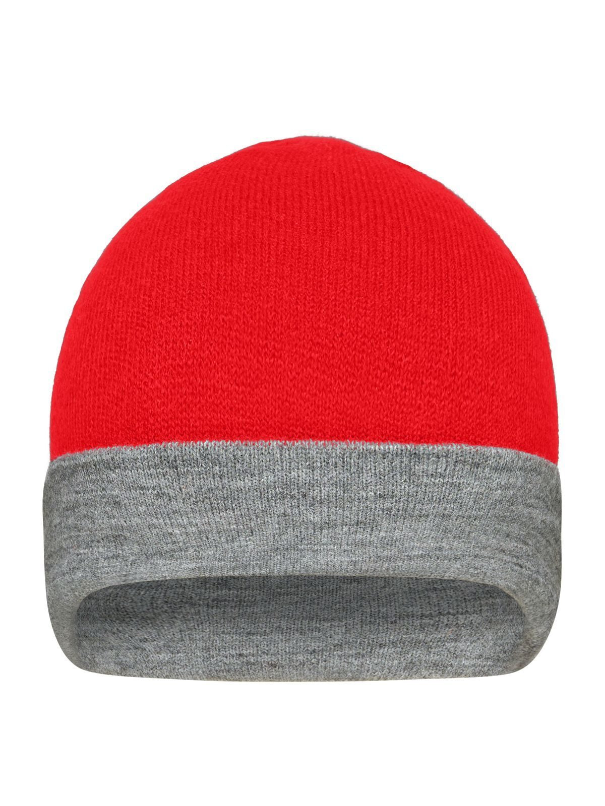 Reversible Beanie Daiber Red/Grey-Heather