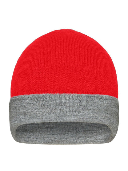 Reversible Beanie Daiber Red/Grey-Heather