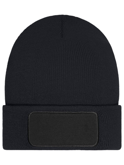Beanie with Patch - Thinsulate Daiber Black