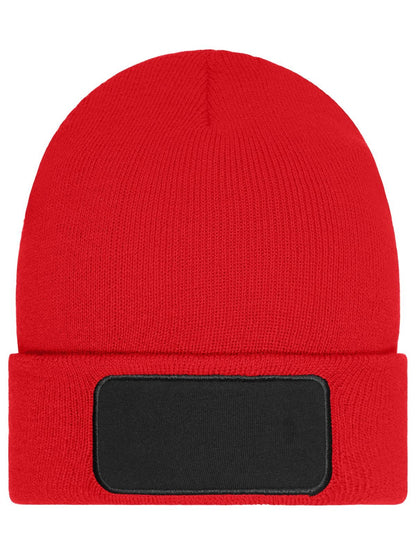 Beanie with Patch - Thinsulate Daiber Red