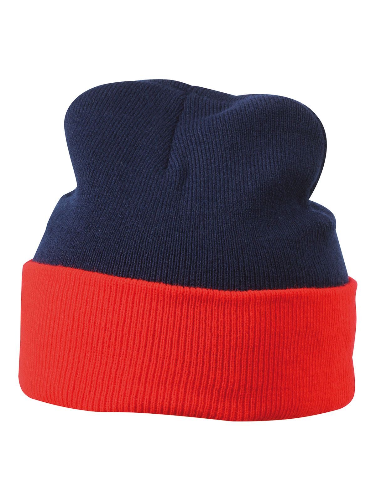 Knitted Cap Daiber Navy/Red