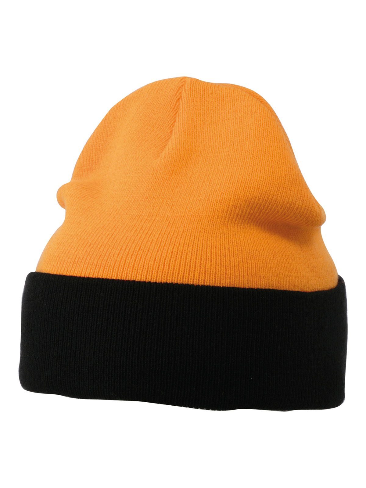 Knitted Cap Daiber Orange/Black