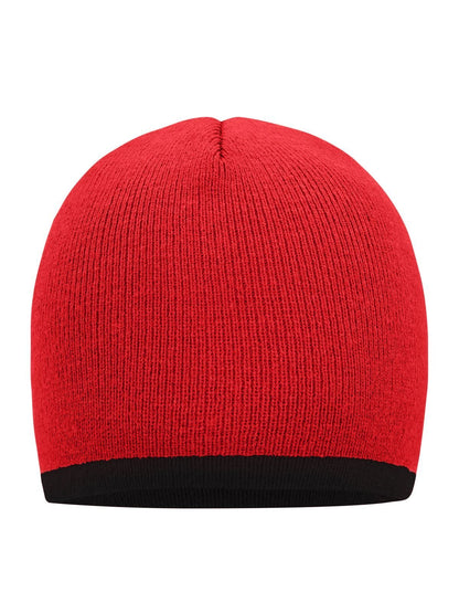 Beanie with Contrasting Border Daiber Red/Black