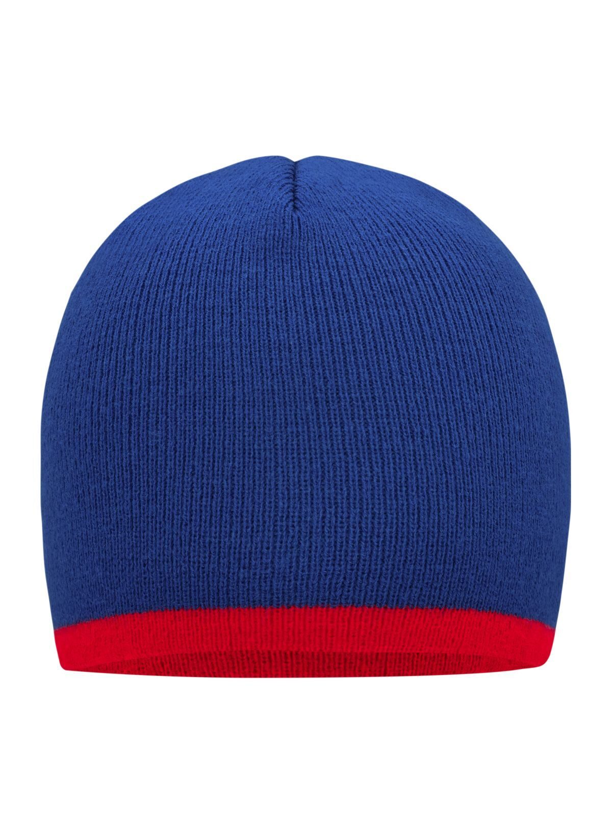 Beanie with Contrasting Border Daiber Royal/Red