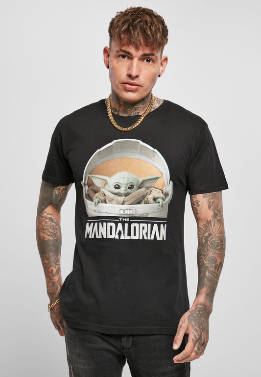 Baby Yoda Mandalorian Logo Tee