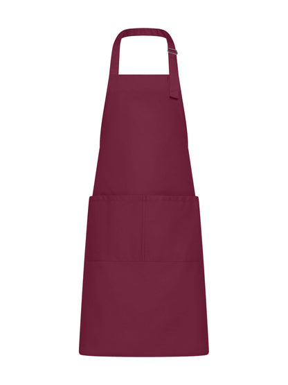 Luxury Apron Black Spider Burgundy