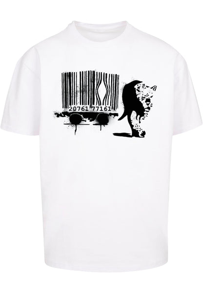 Brandalised - Barcode Leopard Heavy Oversize Tee