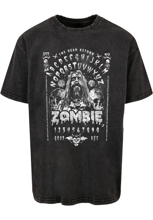 Rob Zombie - The Dead Return Spirit Board Washed Oversize Tee