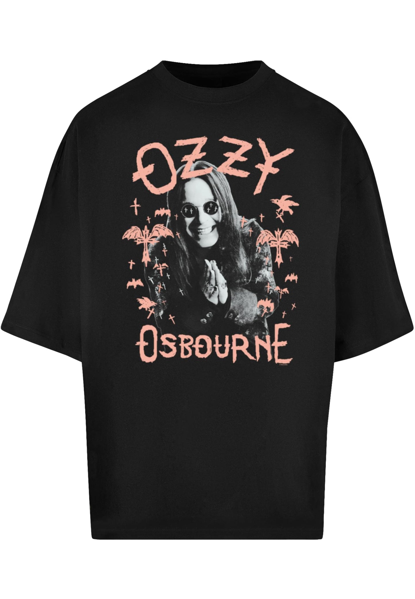 Ozzy Osbourne - Pink Bat Huge Tee
