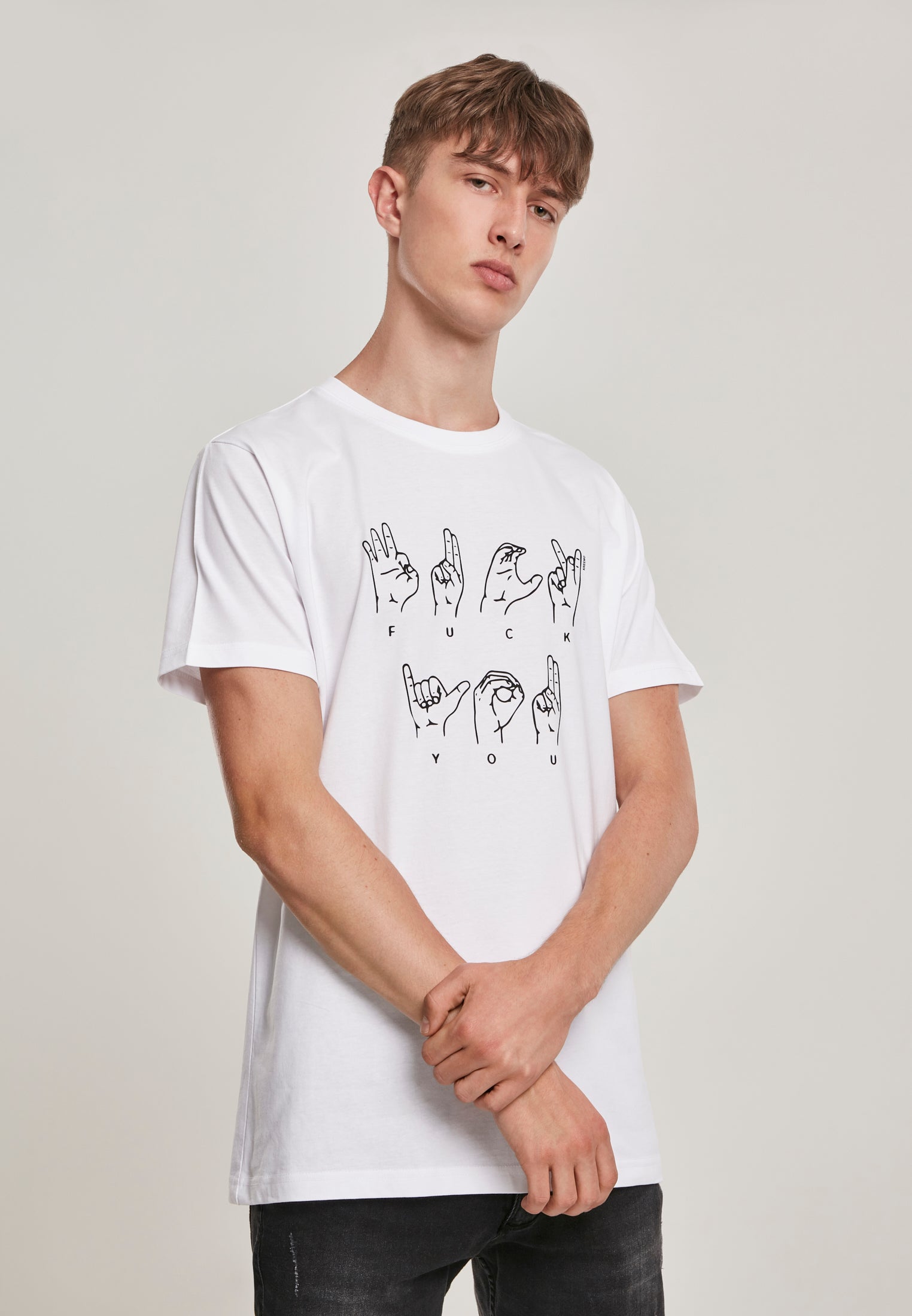 FU Sign Language Tee - HIROSTAMPE