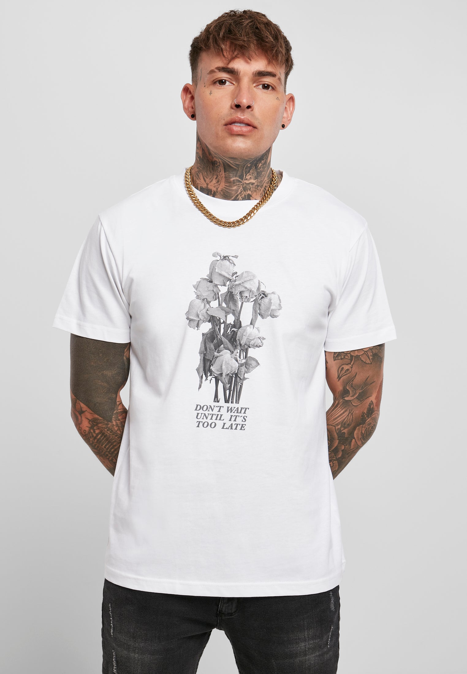 Don´t Wait Rose Tee - HIROSTAMPE