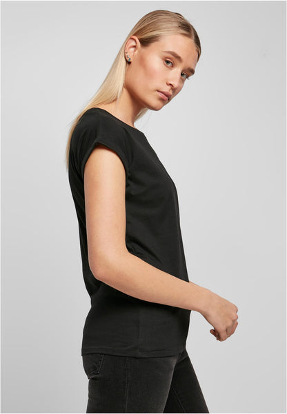 Ladies Kicks Love Extended Shoulder Tee