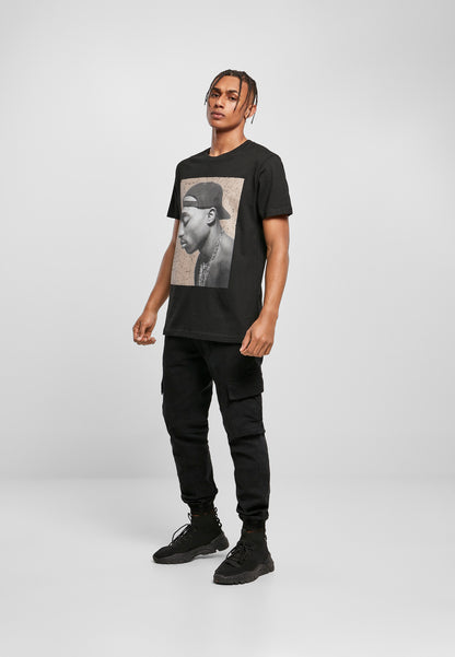 Tupac Cracked Background Tee