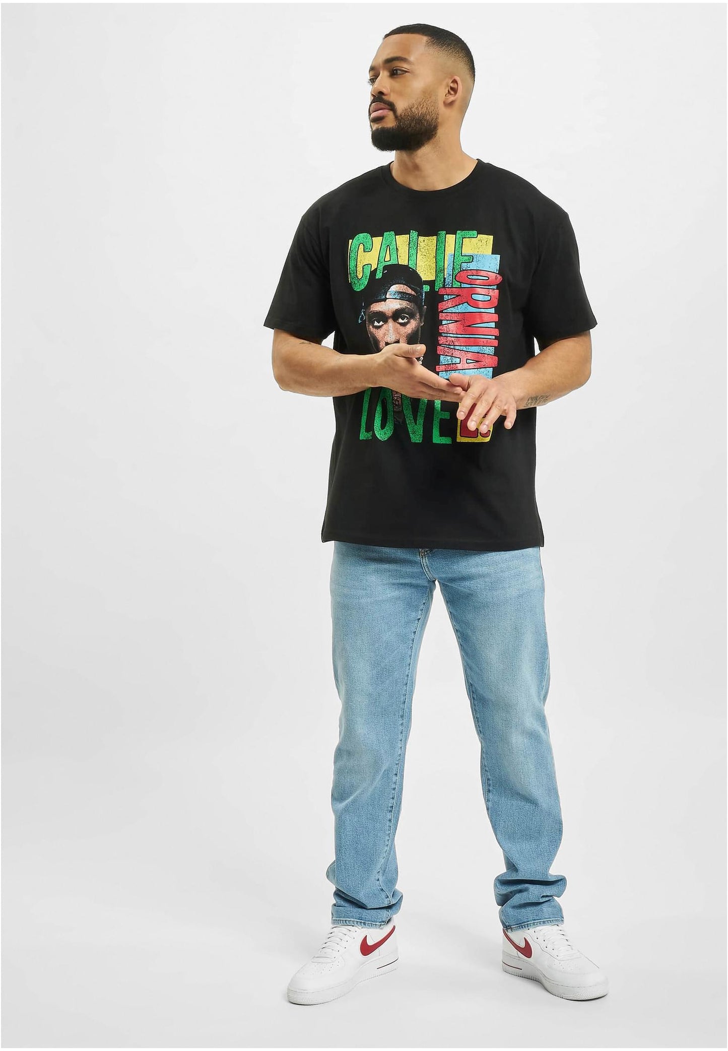 Tupac California Love Retro Oversize Tee