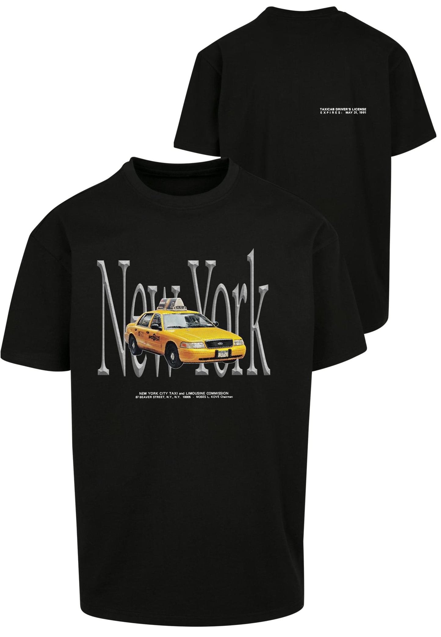 NY Taxi Oversize Tee