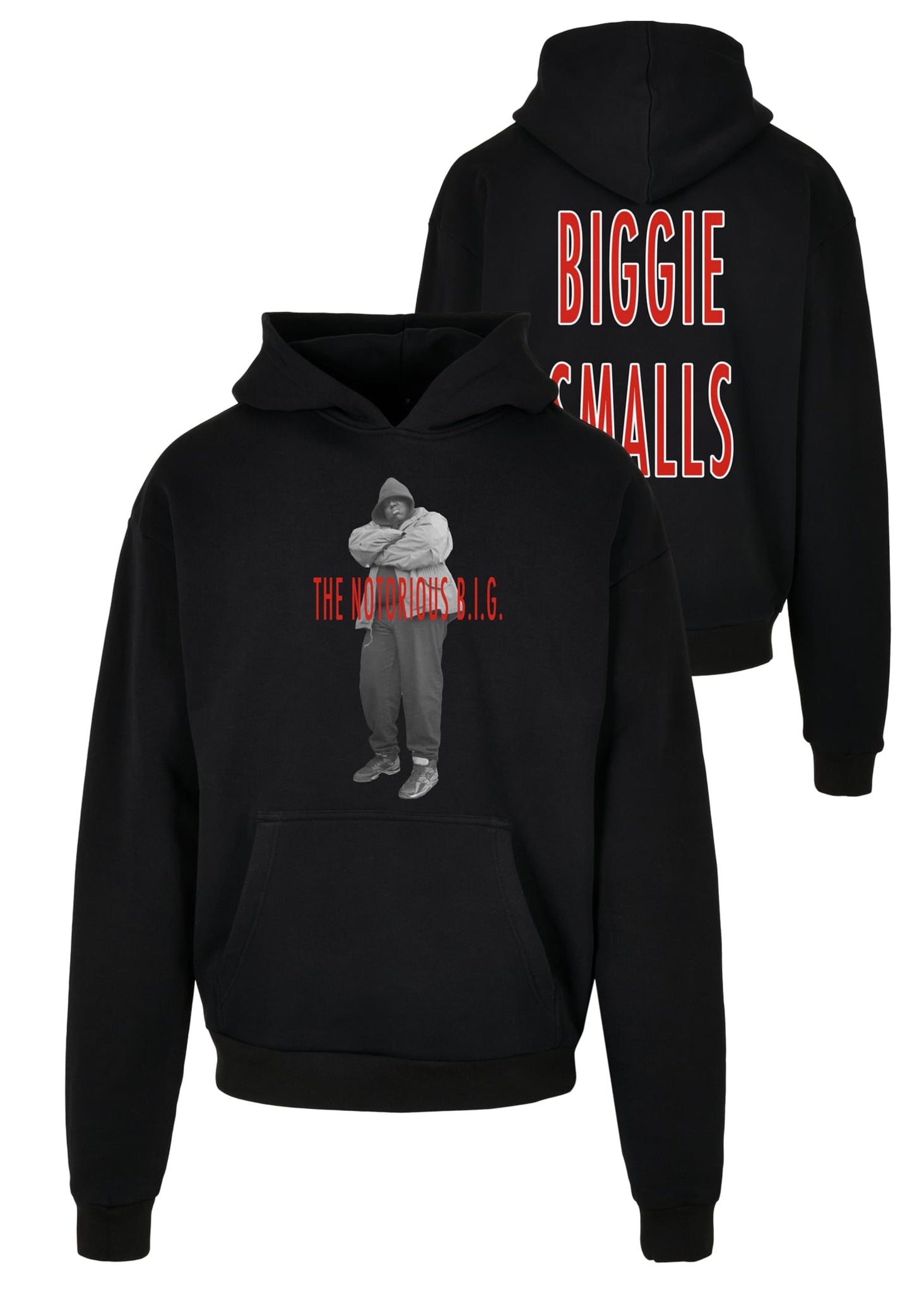Biggie Smalls Concrete Heavy Oversize Hoody