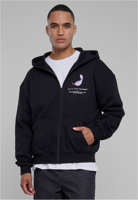 Vive La Liberte Heavy Oversize Zip Hoody