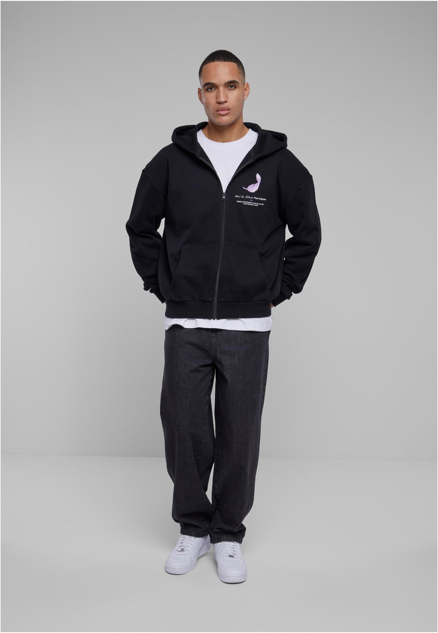 Vive La Liberte Heavy Oversize Zip Hoody